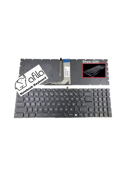 Msı Gs60, Ge72, Gl72, Gl65, Gl75 Notebook Klavyesi, Laptop Tuş Takımı Siyah Tr Işıklı / Kl0831 82279466