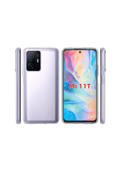 Xiaomi Mi 11t 5g Kılıf Kamera Korumalı Şeffaf Kalın Üstün Koruma Silikon Pazarplus