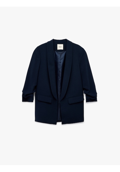 Koton Krep Kumaş Regular Fit Şal Yaka 3/4 Kollu Blazer Ceket Lacivert 6wak50014uw Lacivert Koton Krep Kumaş Regular Fit Şal Yaka 3/4 Kollu Blazer Ceket Lacivert 6wak50014uw Lacivert