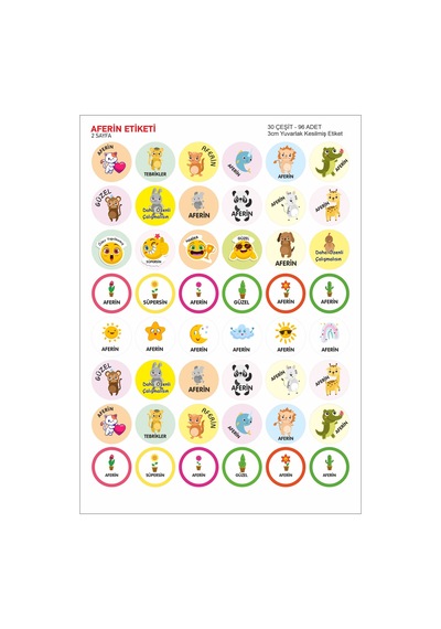 Sevimli Hayvanlar Kedi Köpek Emoji Ödev Etiket Sticker Öğretmen A