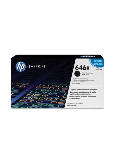 Hp 646x Black Siyah Yüksek Kapasite 17.000 Sayfa Toner Ce264x Kdo