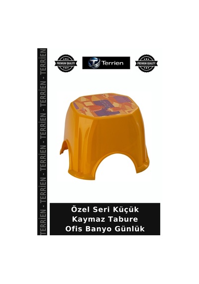 Özel Seri Küçük Kaymaz Tabure Ofis Banyo Günlük Çok Renkli