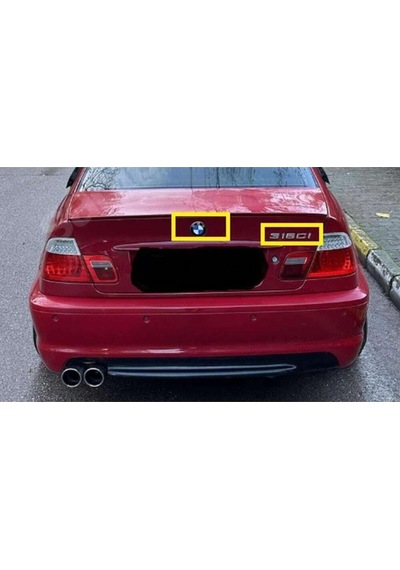 Bmw 316ci Yazı & Arma Seti Çok Yüksek Kaliteli Ürün
