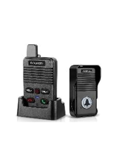 Hello D90 1000mah Şarjlı Kapalı Devre Telsiz Kapı Zili Ve İnterkom Sistemi Kesintisiz Çift Taraflı Sesli İletiş