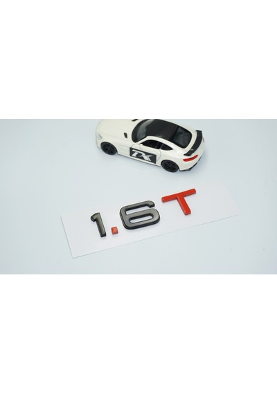 Dk Tuning 1.6 T Bagaj Siyah Kırmızı 3m Yazı Logo Audi İle Uyumlu