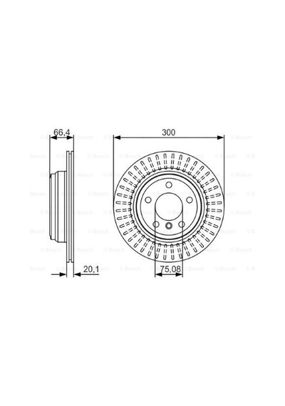 Bmw 4 F36 420d 2.0 2014-2021 Bosch Arka Disk 2 Adet