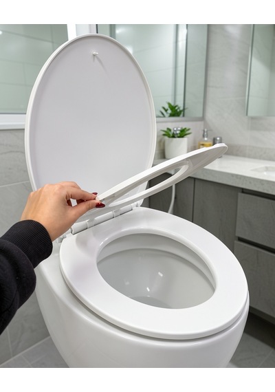 Çocuk Adaptörlü Beyaz Klozet Kapağı 2liklozetkapagı Çok Renkli