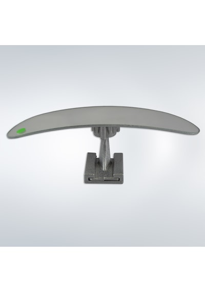 Ova-4 Dik-Eğik Kollu Universal Iç Dikiz Aynası 20X5 Cm Gri