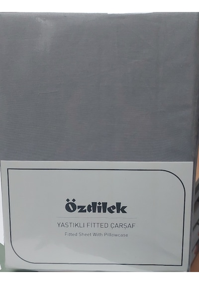 Özdilek Colourist Fitted Çift Kiş. Çarşaf Seti 160x200 Silver Gri Gri
