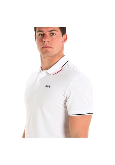 Slam Deck Lgt Pıque Polo W02 Beyaz
