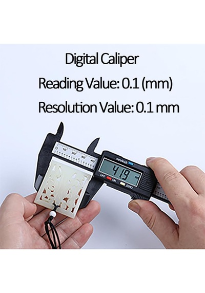 Elektronik Dijital Kumpas, 150mm Karbon Fiber Gövde, Lcd Ekran, Mm/inch Dönüştürme, Sıfırlama Fonksiyonu, Hassas Ölçüm Aleti