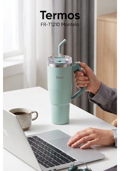 Montela Termos Paslanmaz Çelik 1200 Ml Fr-t1210 Yeşil