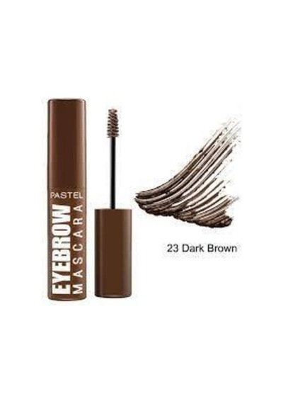 Pastel Eyebrow Maskara Rimel Dark Brown Koyu Kahve 23 Numara