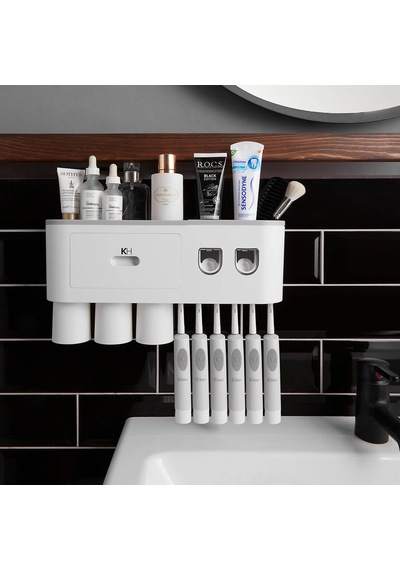 Karaca Home Glenda Banyo Organizer Aksesuar Beyaz