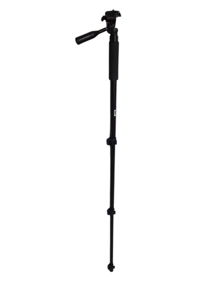Ayex Km-101a Monopod + Pan Head Kafa, 160 Cm, 2 Kg Taşıma Kapasiteli, 4 Kademeli, Hafif Ve Taşınabilir