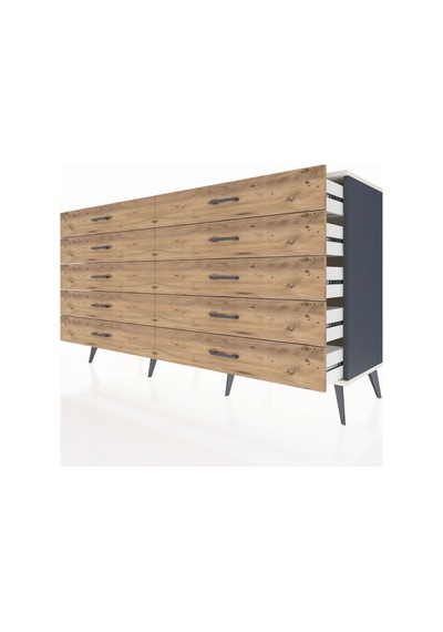Hyperion Konsol 10 Çekmeceli 176x44x99 Antrasit-aytaşı/çam Antrasit-aytaşı/çam Hyperion Konsol 10 Çekmeceli 176x44x99 Antrasit-aytaşı/çam Antrasit-aytaşı/çam