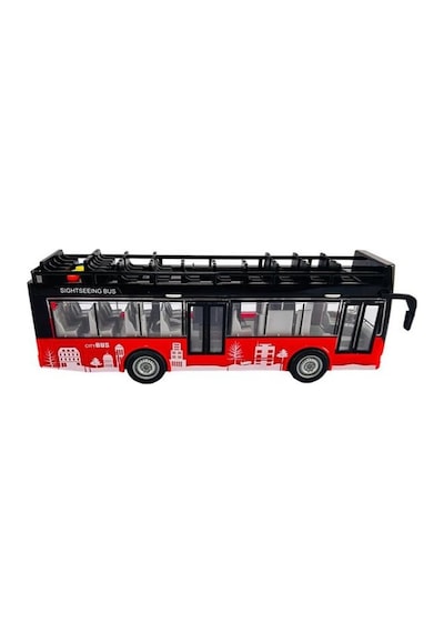Ctoys Ses Ve Işıklı Oyuncak Şehir Otobüsü A1119-13 Kımızı