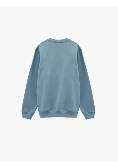 Koton Uzun Kollu Regular Fit Şardonlu Bisiklet Yaka Baskılı Sweatshirt Mavi 6wam70162mk Mavi Koton Uzun Kollu Regular Fit Şardonlu Bisiklet Yaka Baskılı Sweatshirt Mavi 6wam70162mk Mavi