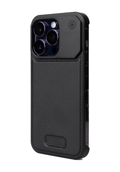 Apple Uyumlu iPhone 14 Pro Max Kılıf M-safe Şarj Özellikli Mekanizmalı Koku Hazneli Zore Mostar Kapak