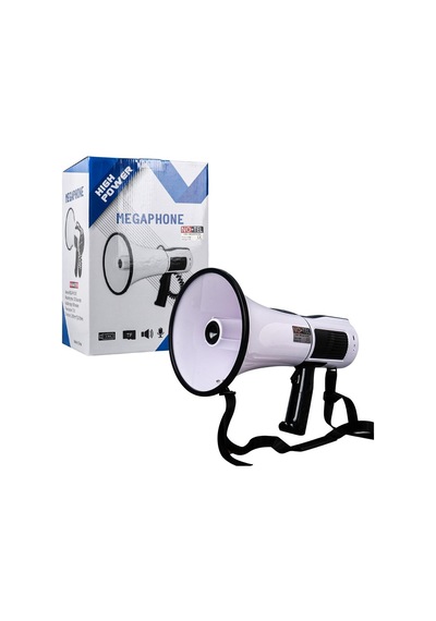 Ayt No-tel 106u Bluetooth Usb Siren Ses Kayıt Özellikli Dahili Bataryalı 100 Watt Büyük Boy Megafon Hoparlör
