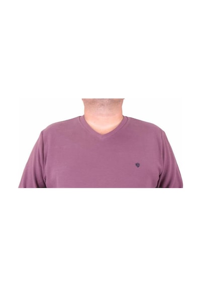 Starbattal Büyük Beden Selanik V Yaka Classic Sweat 23201 Eflatun-Eflatun