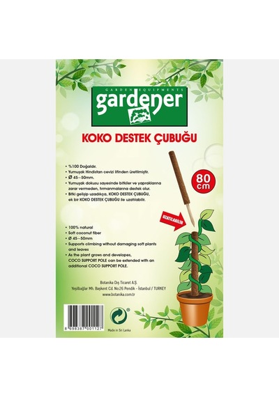 Gardener Koko Sarmaşık Çubuğu 80cm