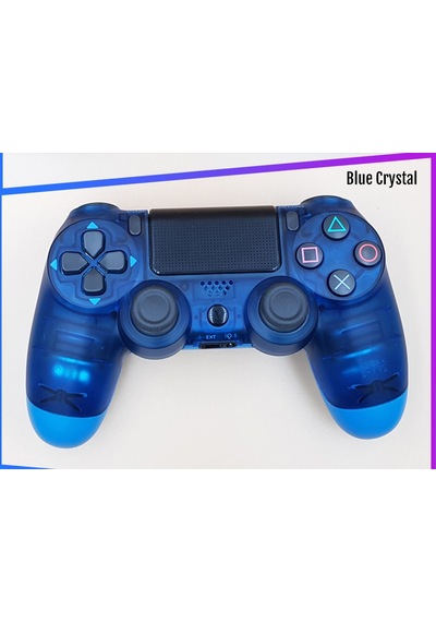 PS4 Uyumlu V2 Kablosuz PS4 Uyumlu Kol Mavi Kristal Joystick