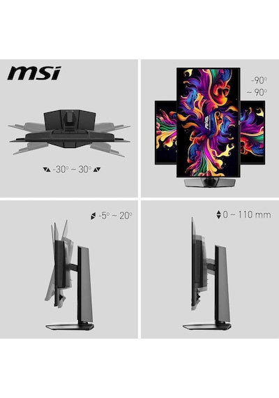 26.5 Mag 274qp Qd-oled X24, Gaming Monitör, Wqhd, 16:9, Flat, Qd-oled, 240hz, 0.03ms, Freesync Premium, Pivot