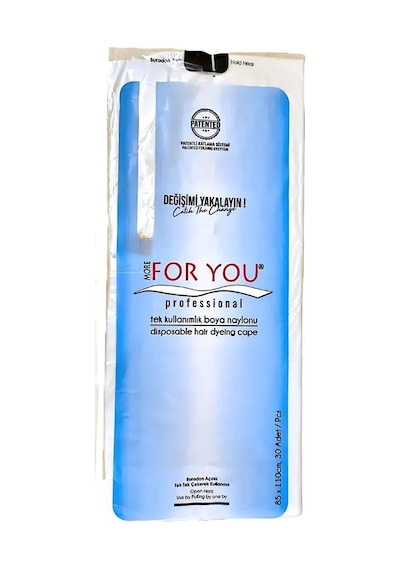 More For You Tek Kullanımlık Saç Kesim Örtüsü 50 Adet