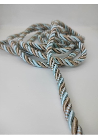 FdayAksesuar Turkuaz Vizon Renkli 10 mm Kalın Kordon 5 Metre FRDY15510