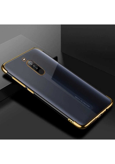 Xiaomi Redmi 8 Köşeleri Renkli Kamera Korumalı Şeffaf Kılıf