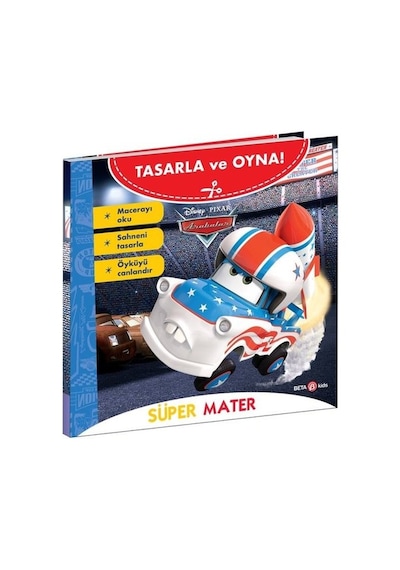 Disney Pixar - Tasarla ve Oyna! Arabalar - Süper Mater- Beta Kids