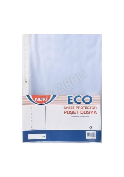 4 Adet Noki Eco Poşet Dosya 10lu Diğer