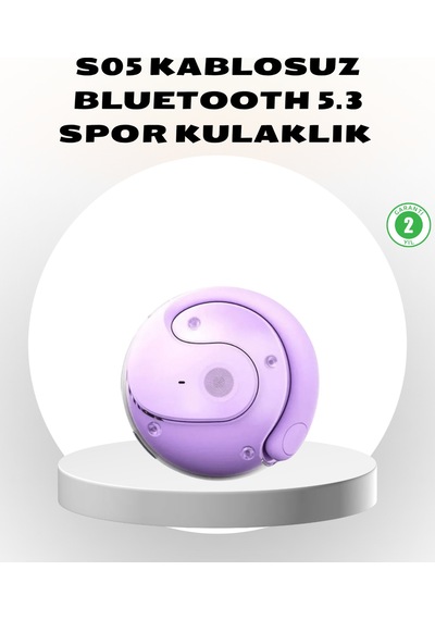S05 Kablosuz Kulaklık Bluetooth 5.3 Ipx4 Su Geçirmez Stereo Ses Bağlantı