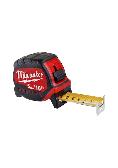 Milwaukee Premium Geniş Bıçak Şerit Metre 5m /16ft 4932471817 5 Metre