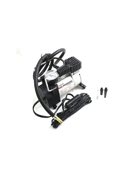 Çakmaklık Girişli Oto Hava Kompresörü 12 Volt Metal Gövdeli