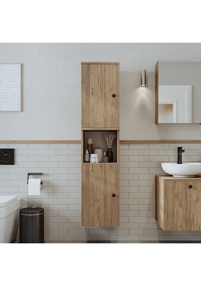 Banyo Dolabı Mat Mdf 150 X 35 Cm Banyo Boy Dolabı Atlantik Atlantik Çam Banyo Dolabı Mat Mdf 150 X 35 Cm Banyo Boy Dolabı Atlantik Atlantik Çam