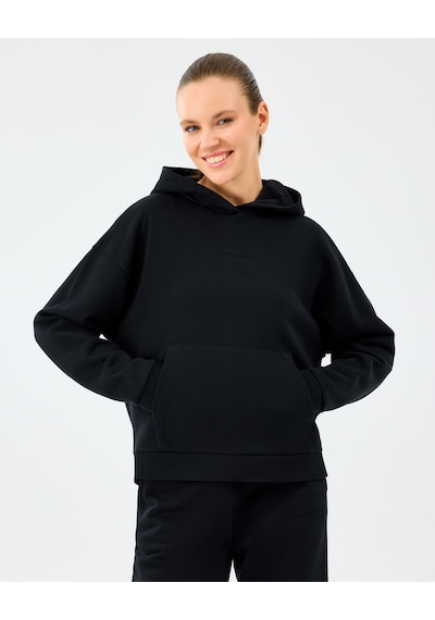 Skechers W Essential Hoodie Sweatshirt Kadın Siyah Sweatshirt S2610013-3817 Siyah