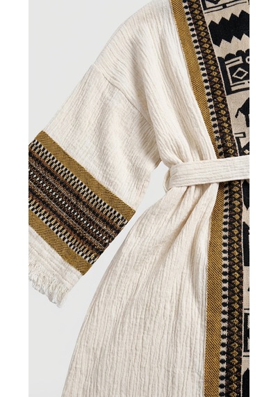 Brandsmiths Natural Symbol Nomad Kimono- Altın Ton Sarı