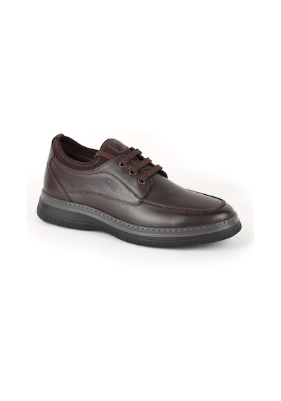 Lbr H1068 Erkek Deri Casual Ayakkabı Khv-gri