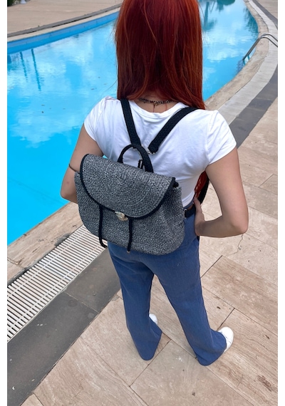 Kaan Home Gri Doğal Görünümlü El İşçilikli Plaj Çantası Sırt Çantası El Çantası Günlük Kullanıma Uygun Dayanıklı Tasarım Gri Kaan Home Gri Doğal Görünümlü El İşçilikli Plaj Çantası Sırt Çantası El Çantası Günlük Kullanıma Uygun Dayanıklı Tasarım Gri