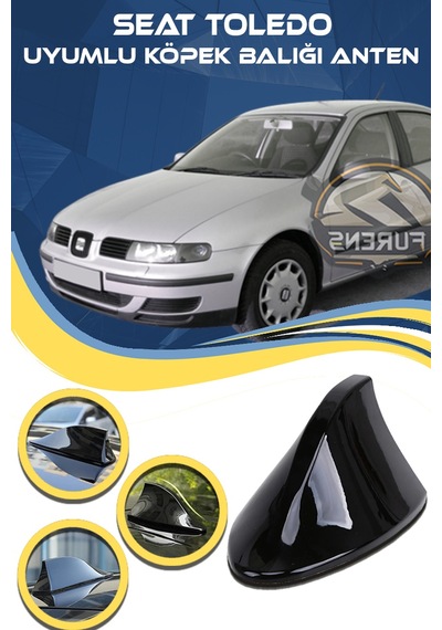 Seat Toledo Uyumlu Oto Balık Sırtı Anten Elektrikli Köpekbalığı Balina Tavan Anteni