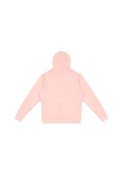 Beord Pembe Pamuk Kapüşonlu Fermuarlı Sweatshirt Bzt1-135