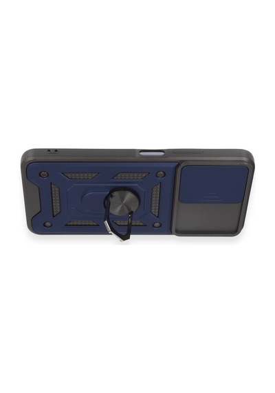 Ilkeshop Newface Xiaomi Redmi Note 12 5g Kılıf Pars Lens Yüzüklü Silikon - Lacivert