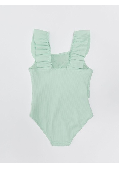 Deep Beach Fırfırlı Dokulu Kumaş Kız Çocuk Mayo Db200789cm 001