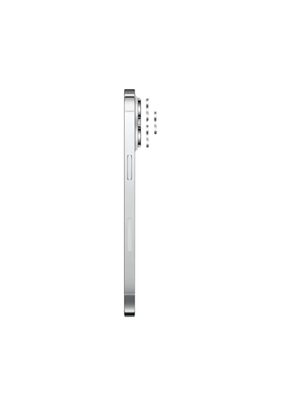 Safeus Safir Temperli Kamera Lens Koruyucu Apple Uyumlu iPhone 14 Pro Max Ve İle Beyaz