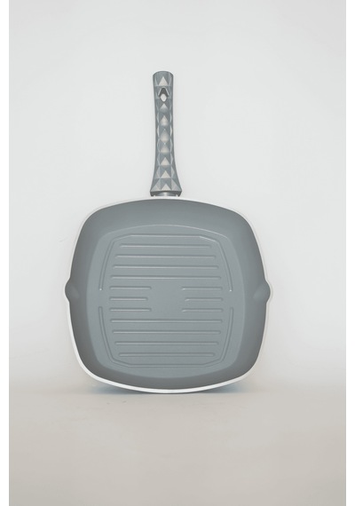 Bonera Seramik 28cm Grill Tava - Gri Gri