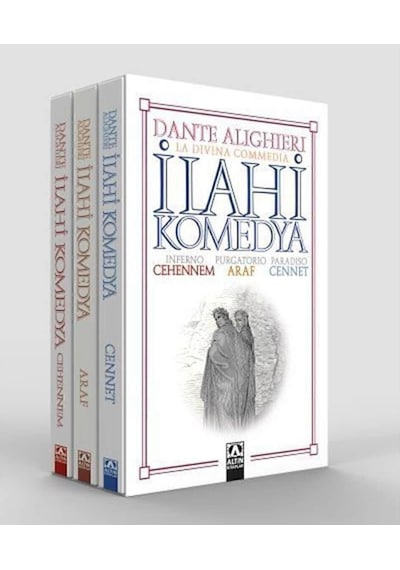 İlahi Komedya Seti-3 Kitap Takım Özel Kutulu - Dante Alighieri - Altın Kitaplar