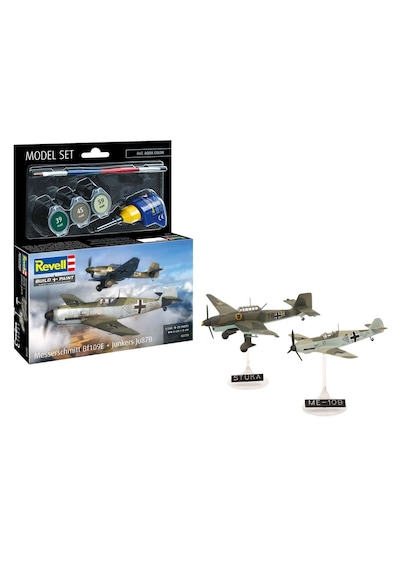 Revell Model Set Uçak Messerschmitt Bf109e Ju87b Stuka 63770