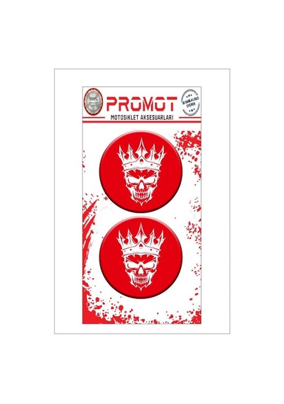 Kuru Kafa Taç Tasarım Damla Logo Sticker 03 Diğer